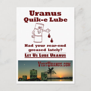 Carte Postale Uranus Quik-e Lube