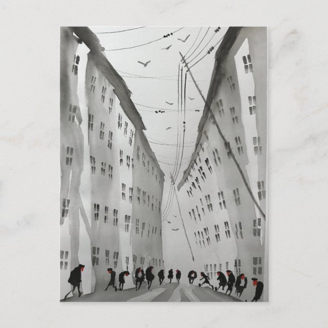 Carte postale Urban Dwellers Art (Devant)