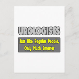 Carte Postale Urologues... plus intelligents