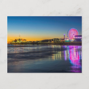 Carte Postale USA, Californie, Los Angeles, Père Noël Monica Pie