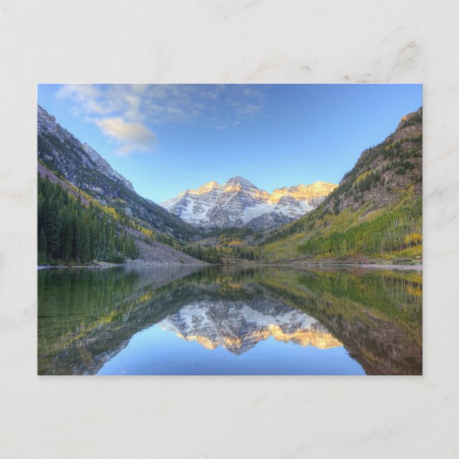 Carte Postale USA, Colorado, Maroon Bells-Snowmass (Devant)
