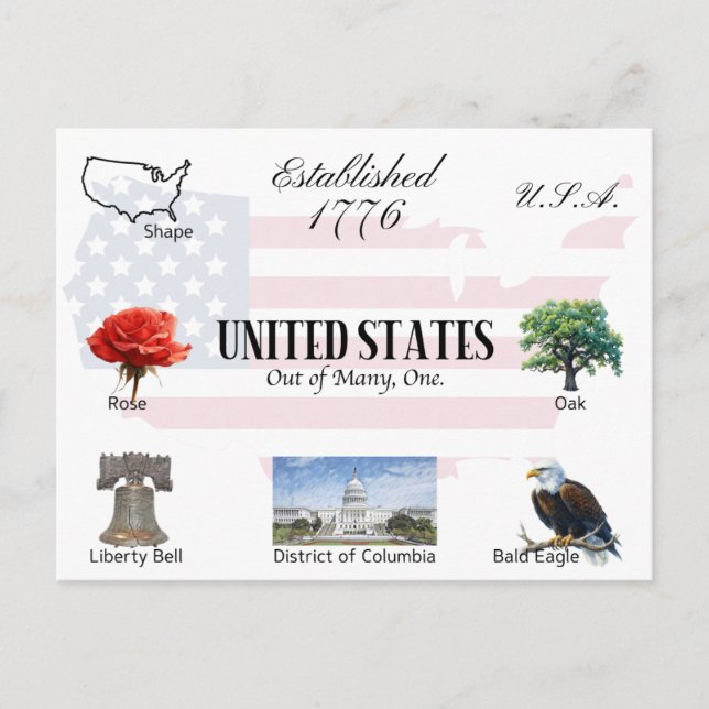 Carte postale USA | États-Unis d'Amérique (Devant)