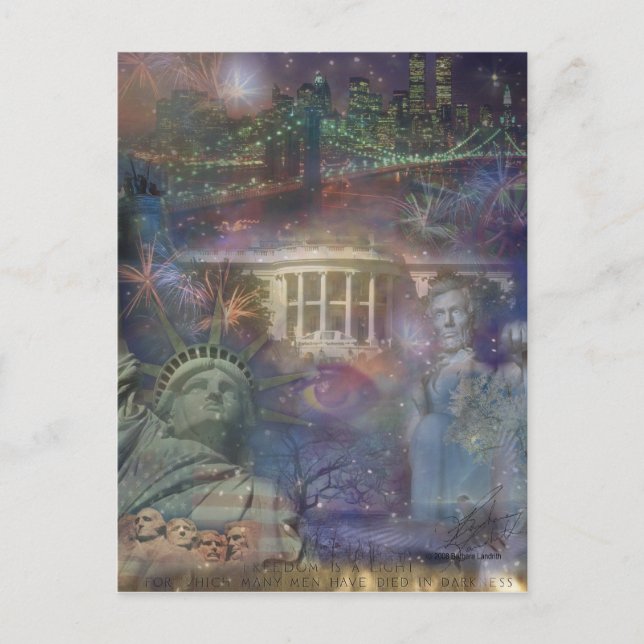 Carte Postale USA - L'Amérique le Beau ! (Devant)