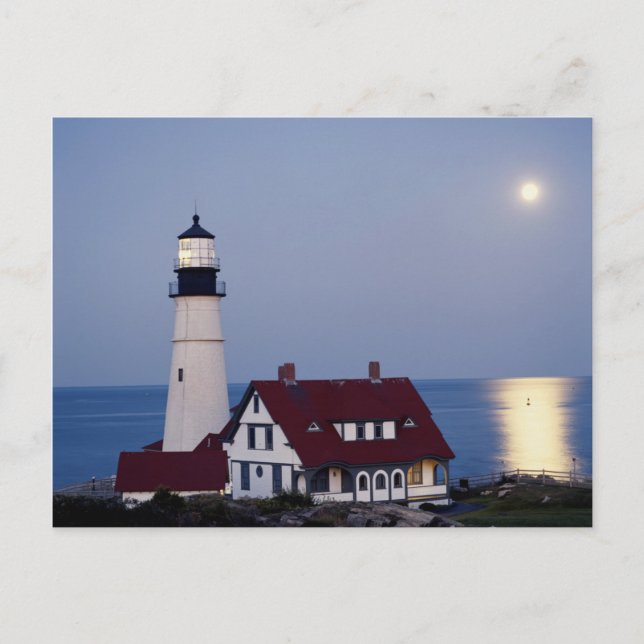 Carte Postale USA, Maine, Portland, Cape Elizabeth, Lighthouse (Devant)