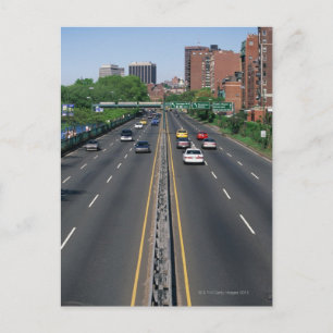Carte Postale USA, Massachusetts, Boston, trafic sur Storrow