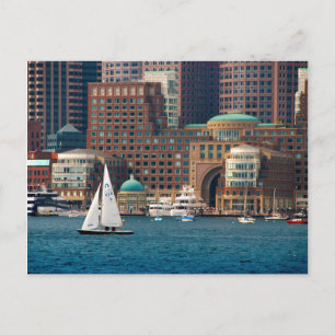 Carte Postale USA, Massachusetts. Skyline Waterfront de Boston 2