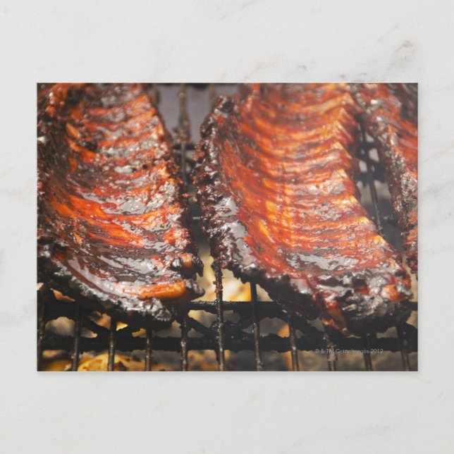 Carte Postale USA, New York, New York, Spareribs sur (Devant)
