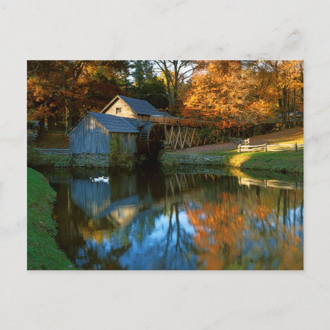 Carte Postale USA, Virginie, Blue Ridge Parkway, Mabry Mill (Devant)