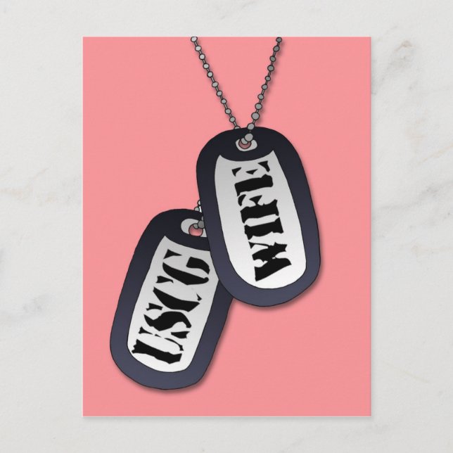 Carte postale USCG Femme (Devant)