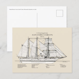 Carte Postale USCGC Alexander Hamilton wix-272 - SBD