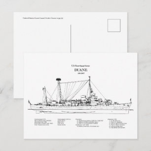 Carte Postale USCGC Duane wpg-33 - BD