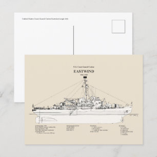 Carte Postale USCGC Eastwind wagb-279 - SBD