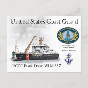 Carte Postale USCGC Frank Drew WLM-557   Buoy