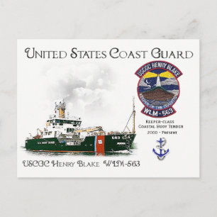 Carte Postale USCGC Henry Blake WLM-563 Offre de bouée côtière