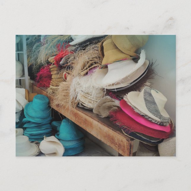 Carte Postale Usine de chapeaux de Cuenca Équateur (Devant)