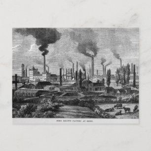 Carte Postale Usine de Herr Krupp à Essen, Allemagne