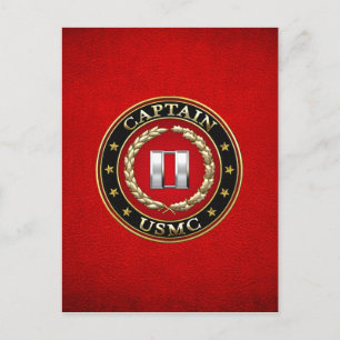 Carte Postale USMC Capt [3D]