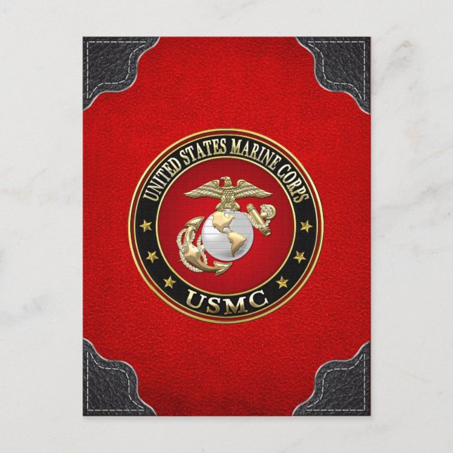 Carte Postale USMC EGA [édition spéciale] [3D] (Devant)