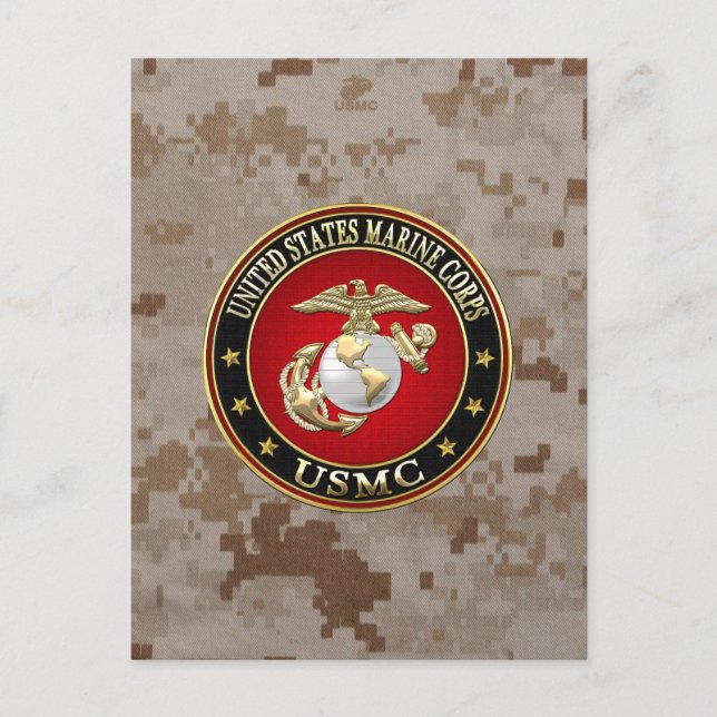 Carte Postale USMC EGA [édition spéciale] [3D] (Devant)