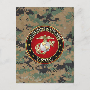 Carte Postale USMC EGA [édition spéciale] [3D]