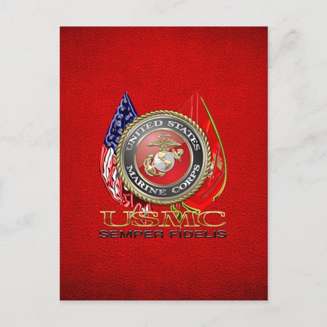 Carte Postale USMC Semper Fi [édition spéciale] [3D] (Devant)