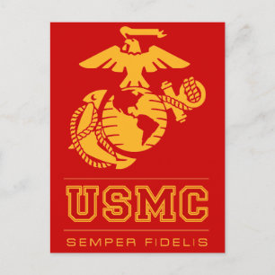 Carte Postale USMC Semper Fidelis [Semper Fi]