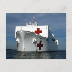 Carte Postale USNS Mercy Hospital Ship