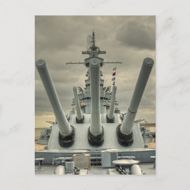 Carte Postale USS Alabama (Devant)