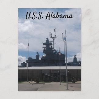 Carte Postale USS Alabama Battleship Museum - Mobile, AL
