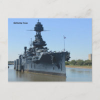 Carte postale USS Battleship Texas