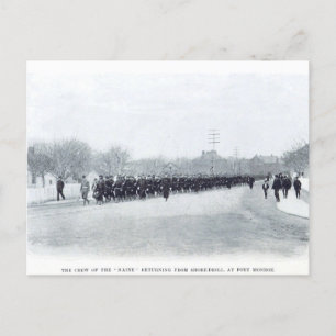 Carte Postale USS Maine à Fort Monroe