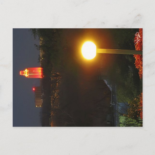 Carte Postale UT Tower En Orange Pour WIN, Austin, TX (Devant)
