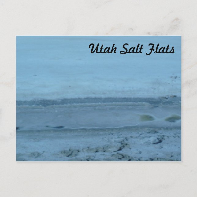 Carte Postale Utah Salt Flats Tourist (Devant)