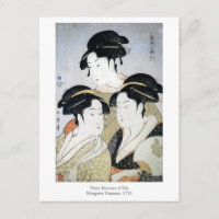 Utamaro Trois Beautés d'Edo