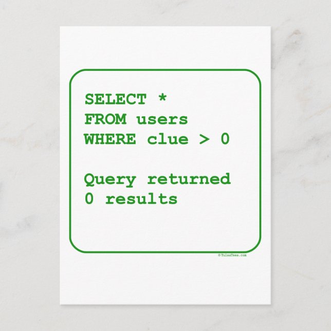 Carte Postale Utilisateurs en cluster (Devant)