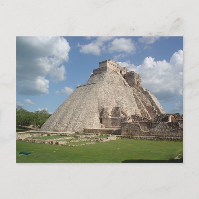 Carte postale Uxmal au Yucatan, Mexique (Devant)