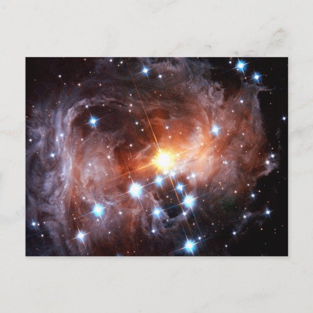 Carte Postale V838 Monocerotis Red Supergiant Star Hubble Photo (Devant)