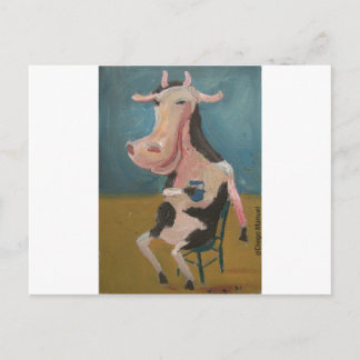 Carte Postale vaca borracha