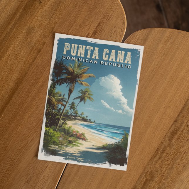 Carte Postale Vacances à Punta Cana : Souvenirs avec une touche  (Créateur téléchargé)