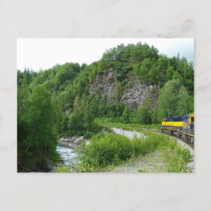 Carte Postale Vacances en train Denali Express Alaska Photograph