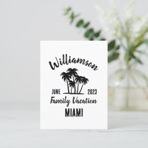 Carte Postale Vacances familiales personnalisées