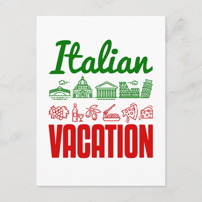 Carte Postale Vacances Italie Voyage Voyage Souvenir (Devant)