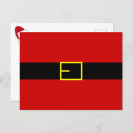 Carte postale vacances père Noël