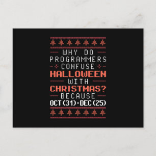 Carte Postale Vacances programmeur