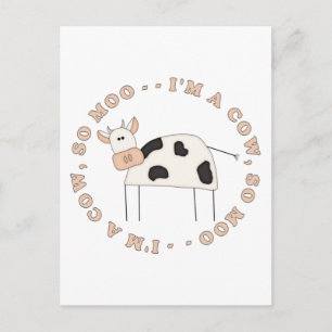Carte Postale Vache Moo