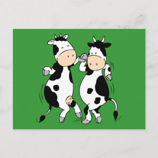 Carte Postale Vaches dansantes (mooviestars)