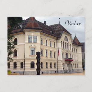 Carte Postale vaduz bldg