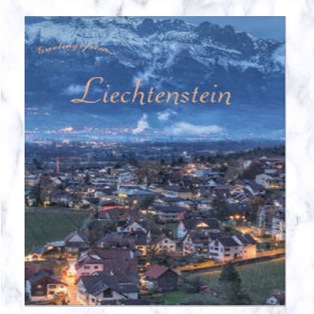 Carte Postale Vaduz Liechtenstein (Créateur téléchargé)