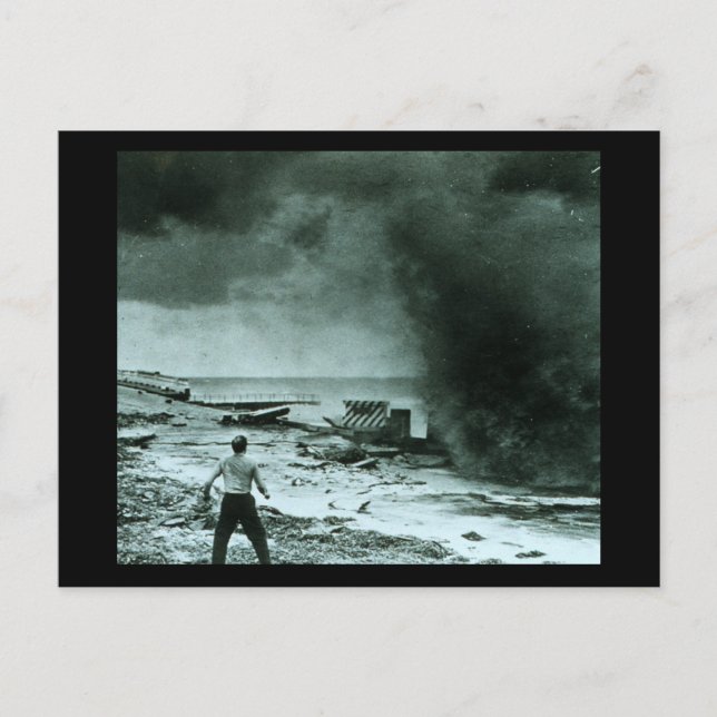 Carte Postale Vague ouragane vintage (Devant)