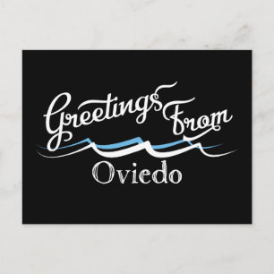 Carte Postale Vagues d'eau d'Oviedo